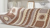 Crochet Motif Sampler Blanket Pattern | The Crochet Crowd