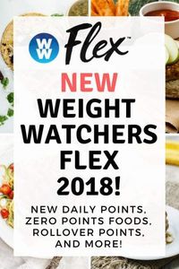 New Weight Watchers Flex Plan (WW Flex) is the latest weight loss program from WW in the UK and includes over 200 zero point foods, new daily points, and more.