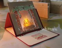 Stampin' Sarah!: A Festive Fireplace Easel Card Sneak Peek from Stampin' Up! UK Demonstrator Sarah Poulton