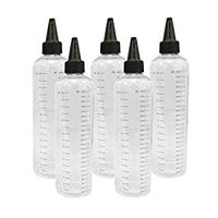 arythe 5pcs 30/60/100/120/250/500ml Tattoo Ink Bottle with Twist Cap + Scale 500ML