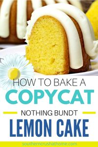 This Copycapt Nothing Bundt Lemon Bundt Cake recipe uses a simple lemon cake mix and tangy cream cheese icing! Even thought it's my favorite... there's no really need to buy a dessert from Nothing Bundt Cakes now with this copycat cake recipe. It’s an easy dessert to make and tastes just like the original! #lemoncake #bundtcake #nothingbundtcakes