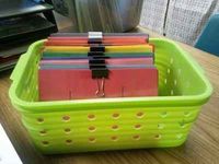 Use binder clips to separate flash cards. | 25 Clever Classroom Tips For Elementary School Teachers