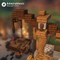 Minecraft | Admirable Peasant в Instagram: «This crane helps you to move the heavy things up or down. Comment and share this post if you like it! _________________________ FOLLOW ME…»