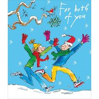 PRICES MAY VARY. Title: Woodmansterne for Both of You Xmas Mistletoe Snow in Love Illustration Quentin Blake Christmas Card. Product Type: Categories > Office Paper Products > Cards & Card Stock > Greeting Cards > Seasonal