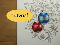 (8) How To Color an Ornament That Looks 3D With High Contrast in Colored Pencil (Arteza, Prismacolor) - YouTube