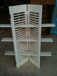 Shutter Shelf by Reincarnatedbylisa on Etsy, $20.00