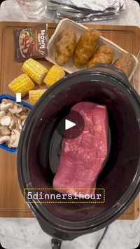 112K views · 8.5K reactions | Make this! Seriously. It’s so good and will give you a nice break from turkey. 

#mealprep #dinner #slowcooker #crockpot #roast #potroast #yummy #holiday #family | 5dinners1hour | Meal Prep