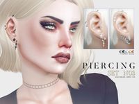 Sims 4 CC's - The Best: Piercing Set by Pralinesims