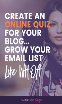 Growing your blog email list can get so boring. I tried to create an online quiz instead and it's fun! Plus, I'm getting email subscribers like whoa!