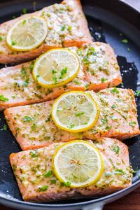 Baked Salmon with Garlic and Dijon - NatashasKitchen.com