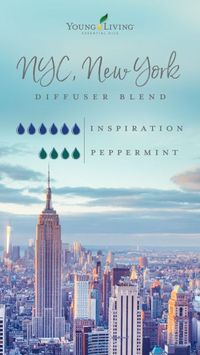 Destination diffuser blends | Essential oil blends for 7 cities