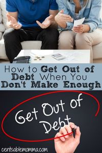 You desperately want to get out of debt, but you just don't think you make enough money to dig yourself out of the hole of debt you find yourself in. Check out these 5 tips to help you get started on your journey to paying off debt even with a low income.