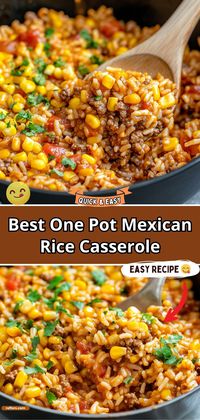 Best One Pot Mexican Rice Casserole