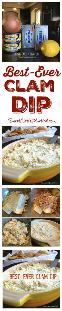 BEST-EVER CLAM DIP - This recipe has been in our family for over 30 years! A must-have on Thanksgiving and Christmas. With just four ingredients and a few minutes to throw together, this is THE appetizer my family looks forward to during the holidays. Simple to make, so good - never any leftovers!!