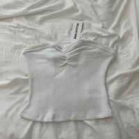 Urban Outfitters Ruched Tube Top Size Medium Condition: Nwt Color: White Details : - Ribbed - Stretchy