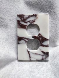 Marble Duplex Wall Plate, Single Duplex Outlet Wall Plate Cover, VIOLA MARBLE - Etsy