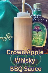 Crown apple whisky bbq sauce is unlike the bbq sauces you will find in the grocery aisles. This sauce has a sweet apple flavor that has a warmth to it from the whisky and chili pepper. #joshscookhouse #applewhiskybbqsauce #bbqsauce #homemadebbqsauce #bbqsaucerecipe