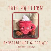 Purfect.crochet 🐾 | ♨️🍫 FREE Amuseable Hot Chocolate Pattern 🍫♨️ This pattern is a collaboration by @purfect.crochet & @innoscent_teddies 🙌 . A big thank you... | Instagram