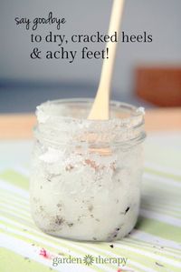 This healing foot scrub will soothe feet with all-natural ingredients