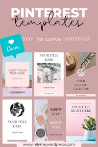 Not design savvy? Don't worry, these 76 templates will not only elevate your Pinterest game but save you loads of time! The best thing? Everything is fully customizable using a FREE Canva account, either on your desktop or using their mobile app! Includes 7 opt-in freebie + products options AND 2 infographics! CLICK to access the 76 Pinterest Templates for Canva!