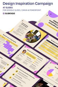 Download the Design Inspiration Campaign template for PowerPoint or Google Slides

#Slidesgo #FreepikCompany #presentations #themes #templates #GoogleSlides #PowerPoint #GoogleSlidesThemes #PowerPointTemplate  #Purple #Yellow #Modern #Marketing #Campaign #Design #Background #Cream #Camping #DesignInspiration #Canva #CanvaTemplate #presentationideas #presentationdesign #powerpointdesign