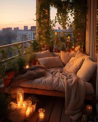 #balcony #balconygarden #balconydecor #cityview