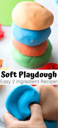 Soft Cornstarch Playdough - Little Bins for Little Hands