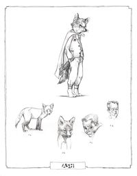 Character design, Fantastic MR. Fox