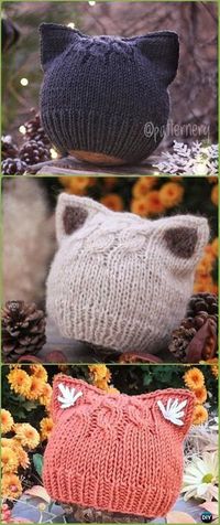 Gorritos gorro tejido crochet animales niños niñas bebés