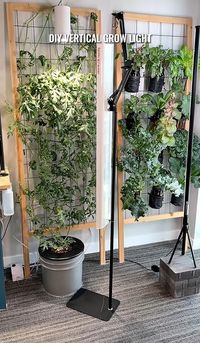 DIY Vertical Grow Light #gardening