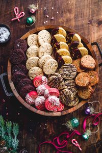 The flavor possibilities are endless with these easy slice and bake cookies! Made with the same gluten free sugar cookie dough, you can add just about any mix-in you can think of. They're soft in the middle yet slightly crispy on the outside so they maintain their shape. Naturally dairy free and made with an almond flour based dough, they make the perfect quick and easy Christmas cookie!