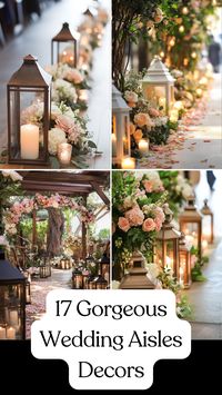 Discover gorgeous wedding aisle decors ideas to fit any venue, from rustic outdoor ceremonies to elegant indoor weddings. Create a stunning walkway with flowers, lanterns, and unique decorations that reflect your style. Elevate your special day with these beautiful inspirations. Get started on planning your dream wedding aisle decor now!