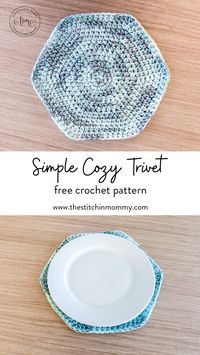 Simple Cozy Trivet - Free Crochet Pattern | www.thestitchinmommy.com #CALCentralCrochet #CozyatHome #thestitchinmommy