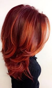 Pretty hair color