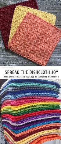 Spread the Crochet Dishcloth Joy | Pattern Center