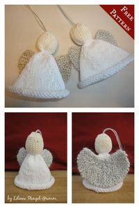 10+ Christmas Angel Ornament Free Knitting Patterns