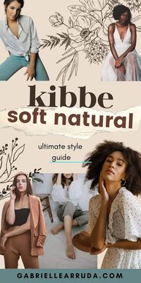 Exploring the kibbe soft natural and need some help? This ultimate guide describes the soft natural kibbe ID, provides soft natural kibbe outfits, soft natural celebrities, and has guidance on silhouettes and style tips. Soft Natural kibbe style | soft natural aesthetic | soft natural hair kibbe | soft natural makeup | soft natural kibbe outfit ideas | kibbe body types