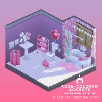 Rose-Colored Accents: Bathroom Edition | Patreon