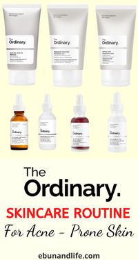 Do you have an acne-prone skin and have been looking for the best products to use? Try The Ordinary Skincare Routine Acne. #theordinaryskincare #beautyhacks #acneremedies #acnetreatment #clearskin #healthyskincare #acnescarstreatment #acneproducts #oilyskintips