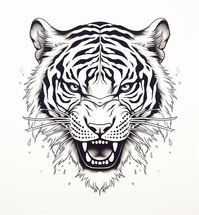 Let your soul shine through our superb tiger tattoos. These designs are not just body art but your reflection of inner strength and bravery. Our tattoos are with bold lines and a palette of bright colors to make a statement. Let our art be your armor reflecting the quality of resilience and terminally unique personality that you are.