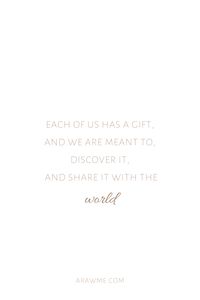 Each of us has a gift, and we are meant to discover it and share it with the world. Would you like to find out what was yours? #personaldevelopment #spirituality #spiritualife #soulpurpose #soulcalling #lightworkers