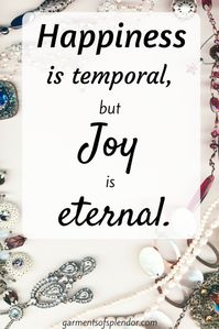 Find true joy in the love of Christ!