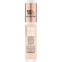 The Catrice True Skin High Cover Concealer features a waterproof, lightweight texture and provides up to 18 hours of hydrating, high coverage - and it's vegan! Product Features: Longlasting concealer with high coverage​ Lightweight texture with a natural skin finish Made with Hyaluronic acid to moisturize skin​ Melts into skin without settling into fine lines​ Covers dark circles, blemishes and redness 18-hour hydration​ Waterproof formula​ Suitable for normal to dry skin types Vegan