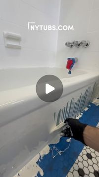 New York Tubs on Instagram: "Transform your old, worn-out bathtub into a stunning centerpiece with our liquid acrylic reglazing service in New York! ✨

Unlike traditional refinishing methods, our liquid acrylic coating is non-toxic, odorless, and dries quickly, giving you a durable, glossy finish that lasts for years. Whether your tub is chipped, stained, or simply outdated, our process restores it to look brand new—without the hassle of a full replacement.

Say goodbye to peeling and chipping! Book your reglazing today and enjoy a sleek, modern tub in no time. 🛁✨

#BathtubReglazing #LiquidAcrylic #NYC #TubTransformation #BathtubRefinishing #HomeRenovation #NewYorkTubs
https://nytubs.com"