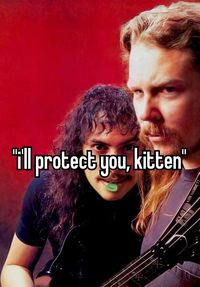 my whisper :] #metallica #jameshetfield #kirkhammett #thrashmetal #whisper #alpha #kitten