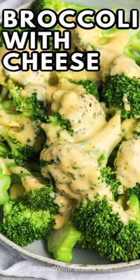 Broccoli and Cheese is the perfect side dish, it goes great with anything! Serve with baked chicken and rice for a well-balanced, delicious meal! #spendwithpennies #broccoliandcheese #recipe #sidedish #homemade #easy