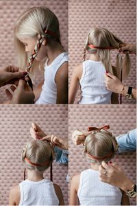 Cute girls hairstyle for 1st day of school!.... This is so cute Id do it all the time to my hair