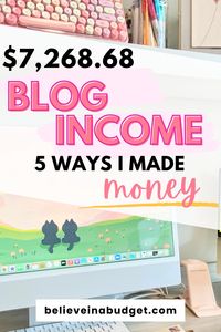 In this blog income report, here are 5 income streams and how I made money blogging. My blog income is diverse and make money online from a variety of places!