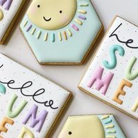 Annalise Benskin on Instagram: "A little bit of cute summer sun.  #sunshine #sunshine☀️ #sunshinecookies #birthdayideas #sunart #sunshineparty #summercookies #hellosummer #hellosummer☀️ #hellosummercookies #rainbowart #rainbowcookies #rainbowcookie #rainbowparty #rainbowpartyideas #rainbowdecor #rainbowdecorations #rainbowtheme #summer #summertime #summervibes #summerparty #summerpartyideas #summerpartydecor #rainbow #suncookies #rainbowdesign #cookiesofig #cookiesofinsta #cookiesofinstagram❤"