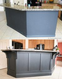 Remodelaholic | Kitchen Island Makeover With Corbels: Part Two